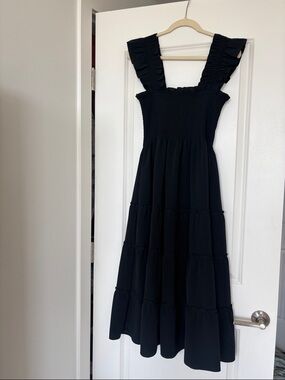Hill House Ellie Nap Dress- Black Crepe Size XS